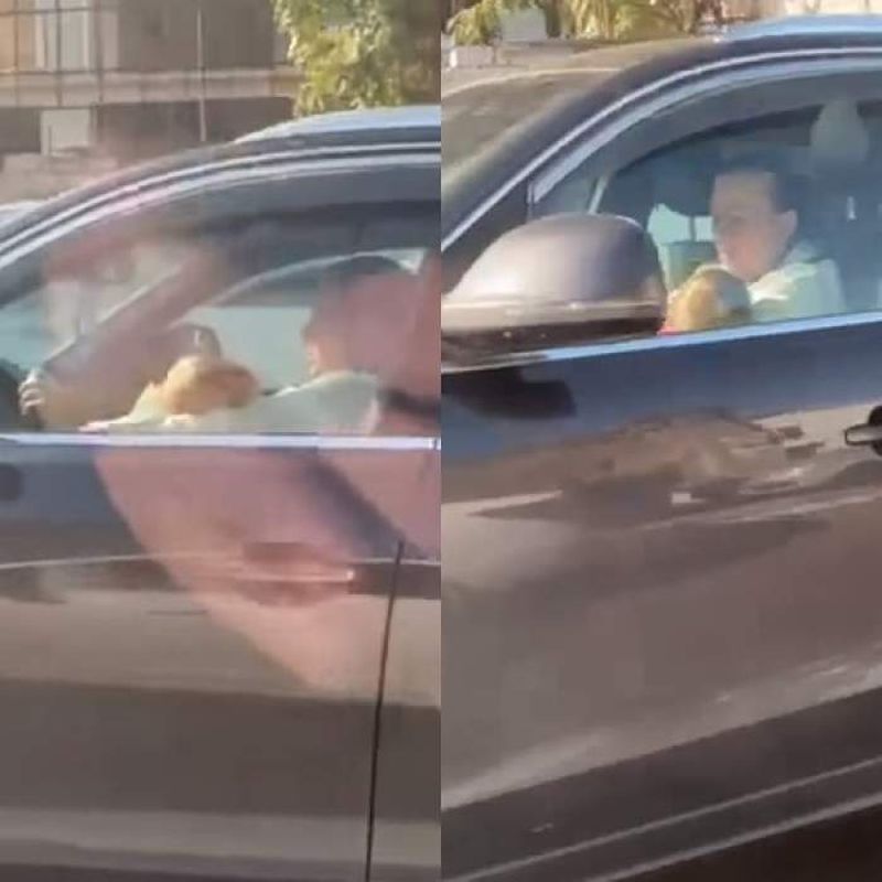 șoferița care alăpta la volan