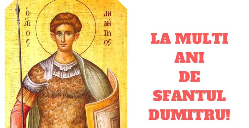 Felicitari cu La multi ani de Sfantul Dumitru 2020