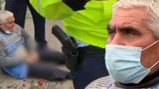 VIDEO - Un vânzător acuză polițiștii: M-au încătușat și bătut