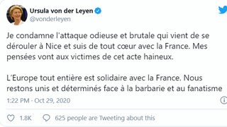 Și liderii Uniunii Europene au fost șocați de atacul de la Nisa