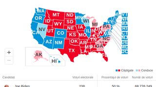 Rezultate alegeri prezidenţiale SUA 2020