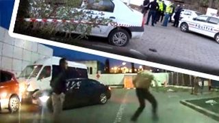 VIDEO - Conflict între livratori. Unul dintre ei, tăiat cu cuțitul