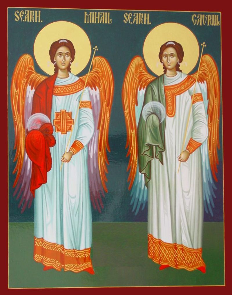 sfintii mihail si gavriil
