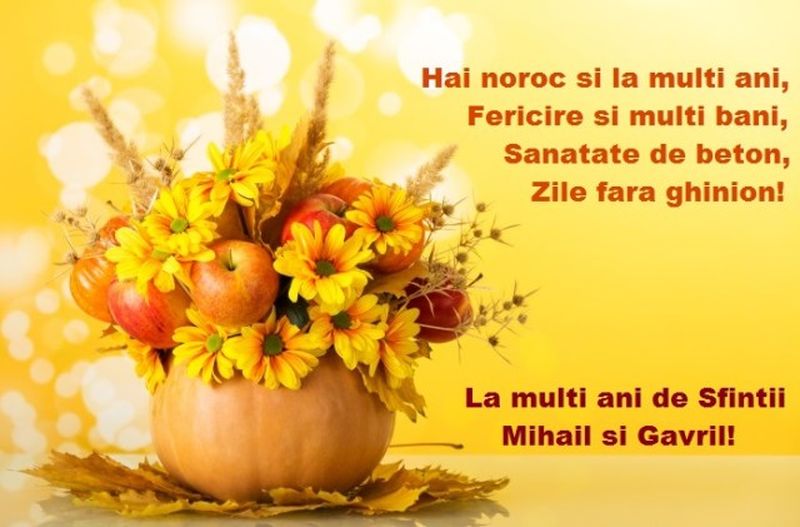 Sfinţii Mihail şi Gavril: Mesaje, felicitări, urări, sms-uri şi imagini cu LA MULŢI ANI!