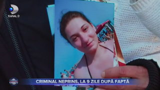 Criminal neprins, la 9 zile după faptă