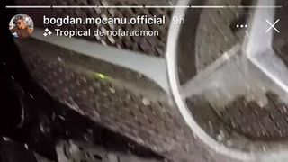 bogdan mocanu și-a avariat mașina
