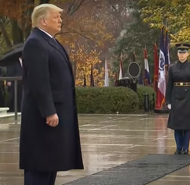 Prima apariție oficială a lui Donald Trump în public, după alegeri