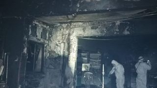 Primele imagini cutremurătoare din interiorul secției ATI care a ars la Spitalul de la Piatra Neamț