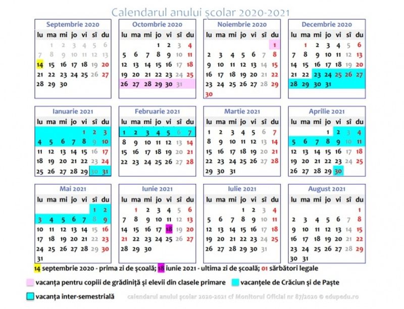 Vacanta de iarna 2020 pentru elevi - Vacanta de Craciun 2020 scoala