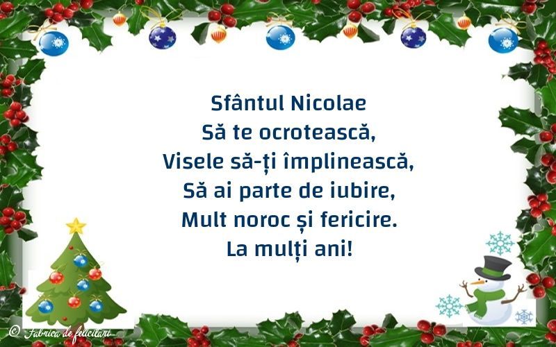 Mesaje de Sf Nicolae 2020 - Felicitari de Mos Nicolae 2020 - Urari de Sfantul Nicolae 2020