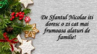 Mesaje haioase şi tradiţii în ajun de Moş Nicolae