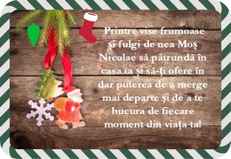 Mesaje haioase şi tradiţii în ajun de Moş Nicolae