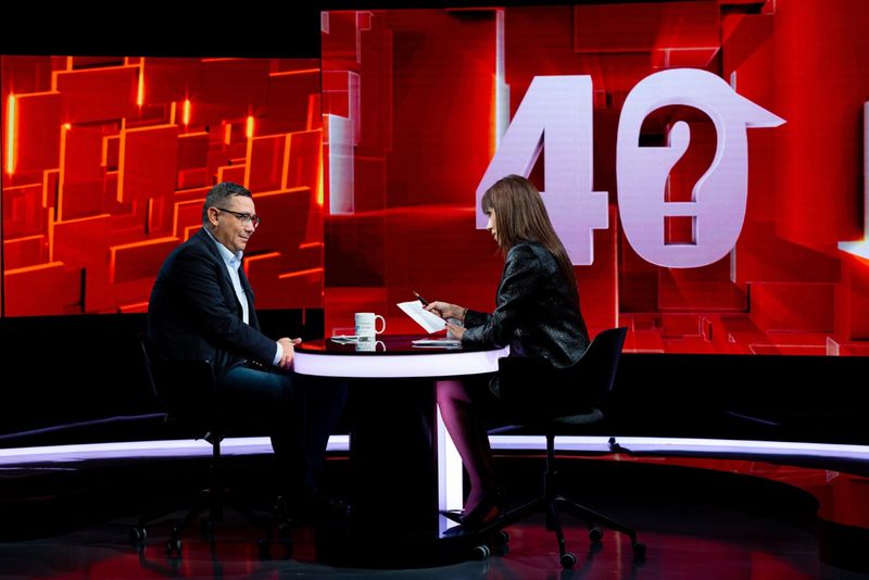 victor ponta la emisiunea cu denise rifai