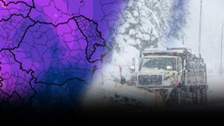 VIDEO - Iarna a lovit jumătate de țară. Drumurile au înghețat bocnă