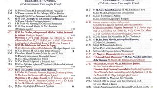 Calendar ortodox decembrie 2020: Ce sărbătoare e azi?