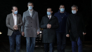 Liderii PNL, USR PLUS, UDMR au semnat Acordul de guvernare (VIDEO)