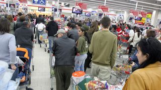 aglomeratie cumparaturi sarbatori