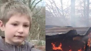Copilul-erou la doar șapte ani. A intrat în foc pentru a-și salva sora