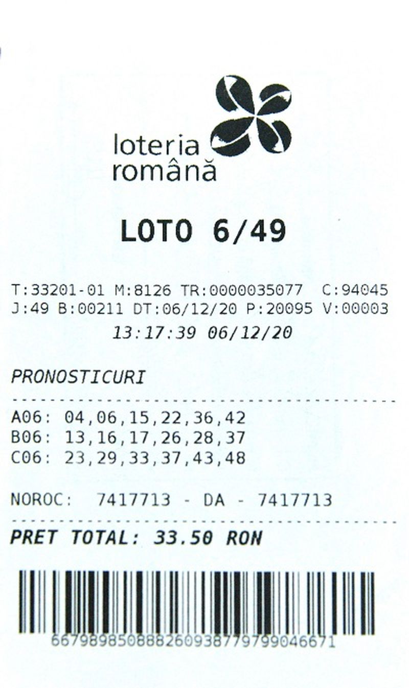 loto 6 din 49