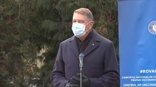 Iohannis: "Vaccinarea singură nu rezolvă pandemia." Când scăpăm de restricții? 