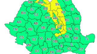 Atenţionare meteo - Cod galben