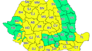 Atenţionare meteo - Cod galben