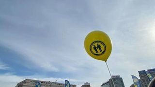 Protest al sindicaliştilor din Sănătate, &icirc;n Piaţa Victoriei: &rdquo;Fără noi, COVID-ul e pe voi!&rdquo;