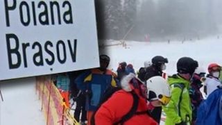 VIDEO - Poiana Brașov,luată cu asalt de turiști mai ceva ca în weekend