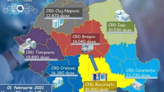 A şaptea tranşă de vaccin COVID-19 Pfizer BioNTech soseşte &icirc;n ţară