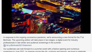 C&acirc;nd are loc festivalul de filme de la Berlin &icirc;n 2021, &rdquo;Berlinala&rdquo;