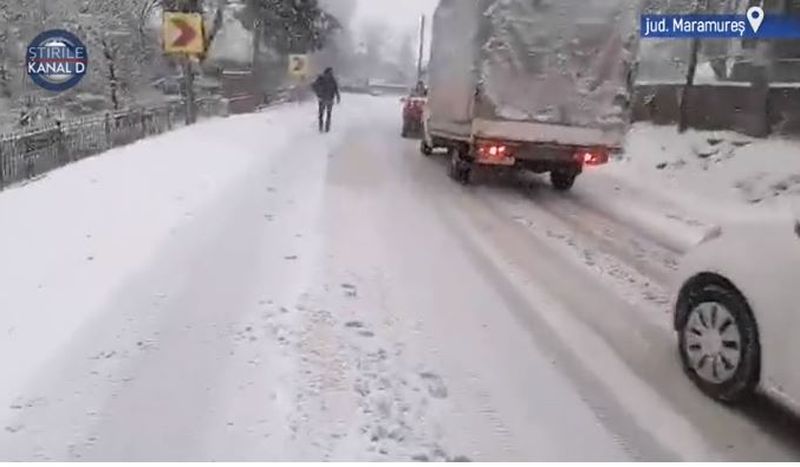 Echipele Știrile Kanal D au surprins furia vremii! Imagini în exclusivitate