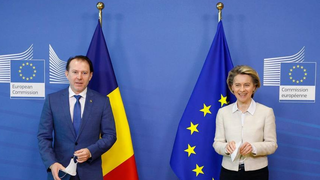 Premierul Florin Cîțu, întâlnire cu Ursula von der Leyen la Bruxelles