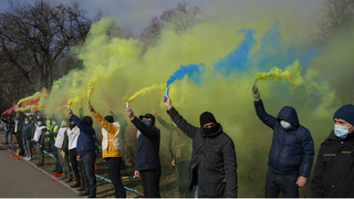 Protest masiv &icirc;n Piața Victoriei! Sindicaliștii, nemulțumiți de &icirc;nghețarea veniturilor