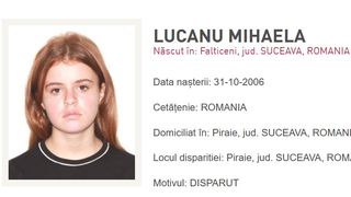 Alertă &icirc;n Suceava: O fată de 15 ani a plecat spre şcoală şi nu a mai revenit acasă