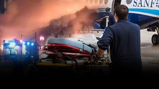 VIDEO -Pacienți cu arsuri grave, transferați din țară pentru tratament