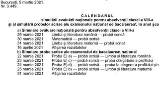 simulare evaluare nationala