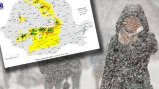 VIDEO| Iarna s-a întors în România