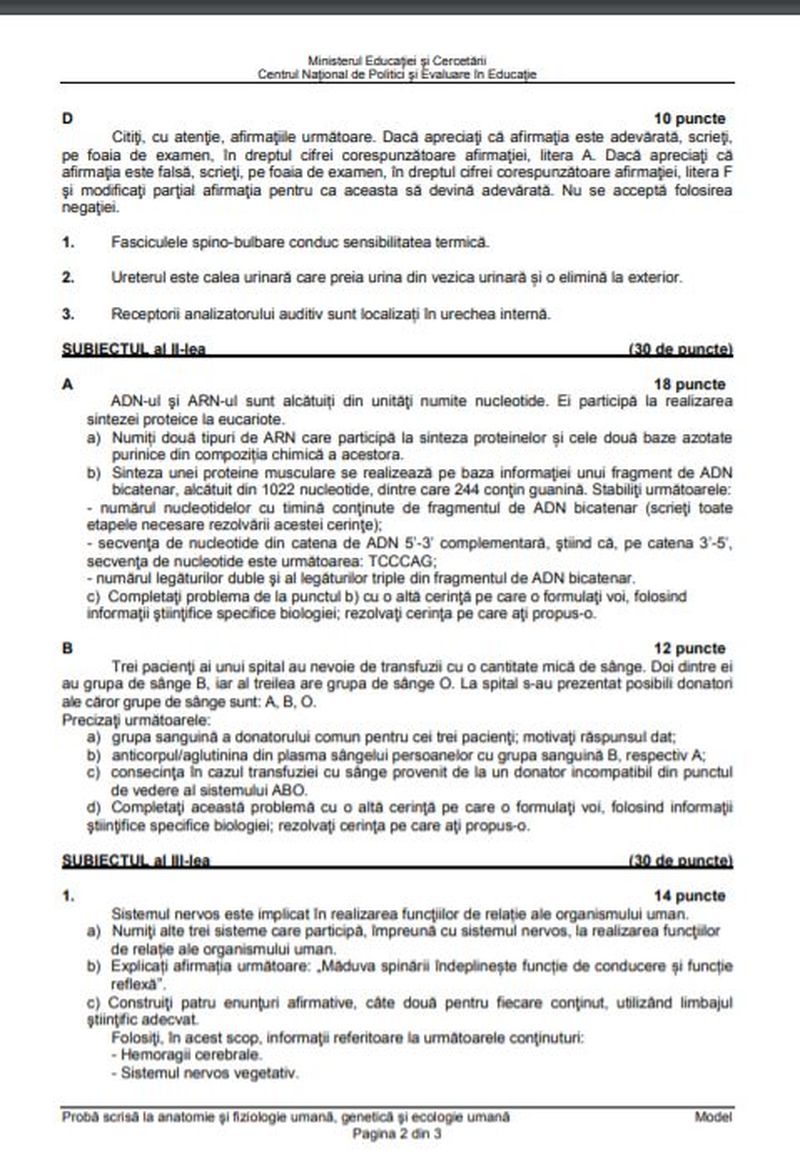 subiecte-simulare-bac-2021-biologie-si-anatomie