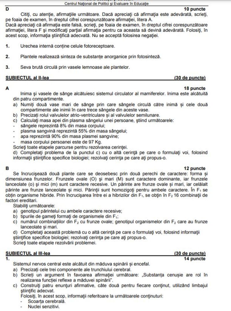 subiecte-simulare-bac-2021-biologie-si-anatomie