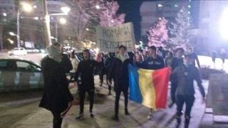 tânăr rănit la protest la brăila