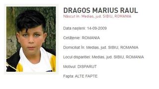 Dragoș a dispărut fără urmă după ce a plecat de acasă. Are doar 11 ani. Apelul polițiștilor