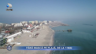 Fără mască pe plajă, de la 1 mai