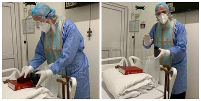 Părintele Constantin Diaconașu care vindecă pacienții covid