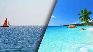 VIDEO-Marea Neagră, culoare albastru turcoaz ca în insulele Seychelles