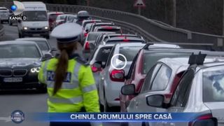 VIDEO - Chinul drumului spre casă după minivacanța de Paște