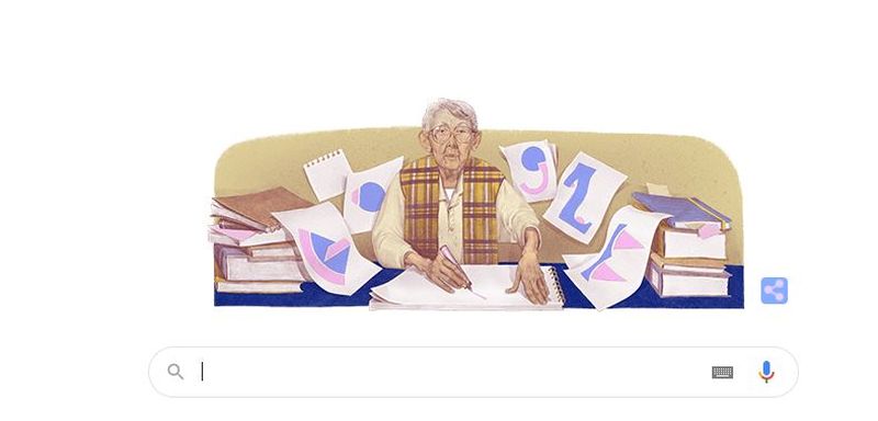 Geta Brătescu, omagiată de Google printr-un doodle special