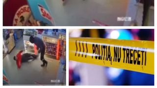 Scene șocante într-o benzinărie din România. Un tânăr a fost înjunghiat de mai multe ori în timpul unui jaf