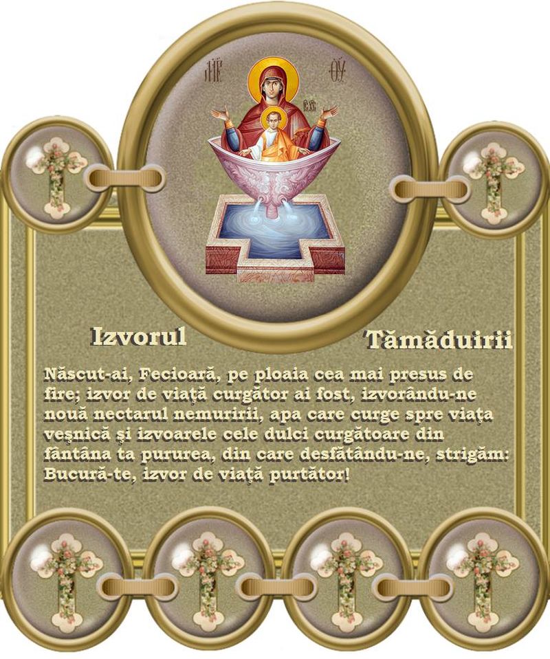 Mesaje şi urări de Izvorul Tămăduirii