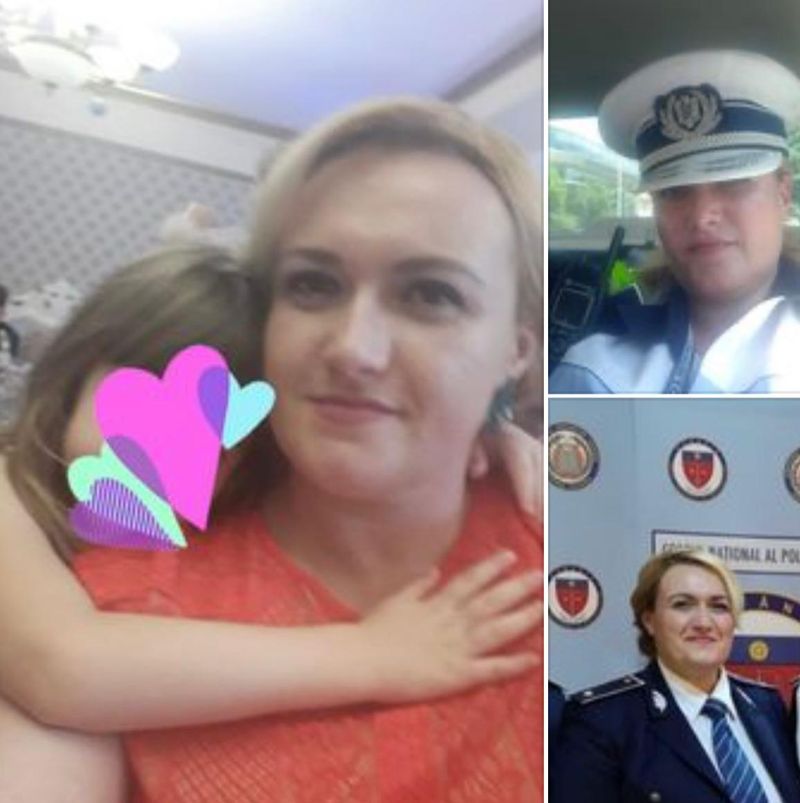 Alexandra a murit de cancer politista brigada rutiera