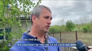 S-A VACCINAT DE TREI ORI CA SĂ VADĂ MAI BINE